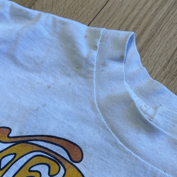 Vtg 80s AEROSMITH PERMANENT VACATION TOUR T-SHIRT Walk This Way MEN SZ One Size - Picture 4 of 13